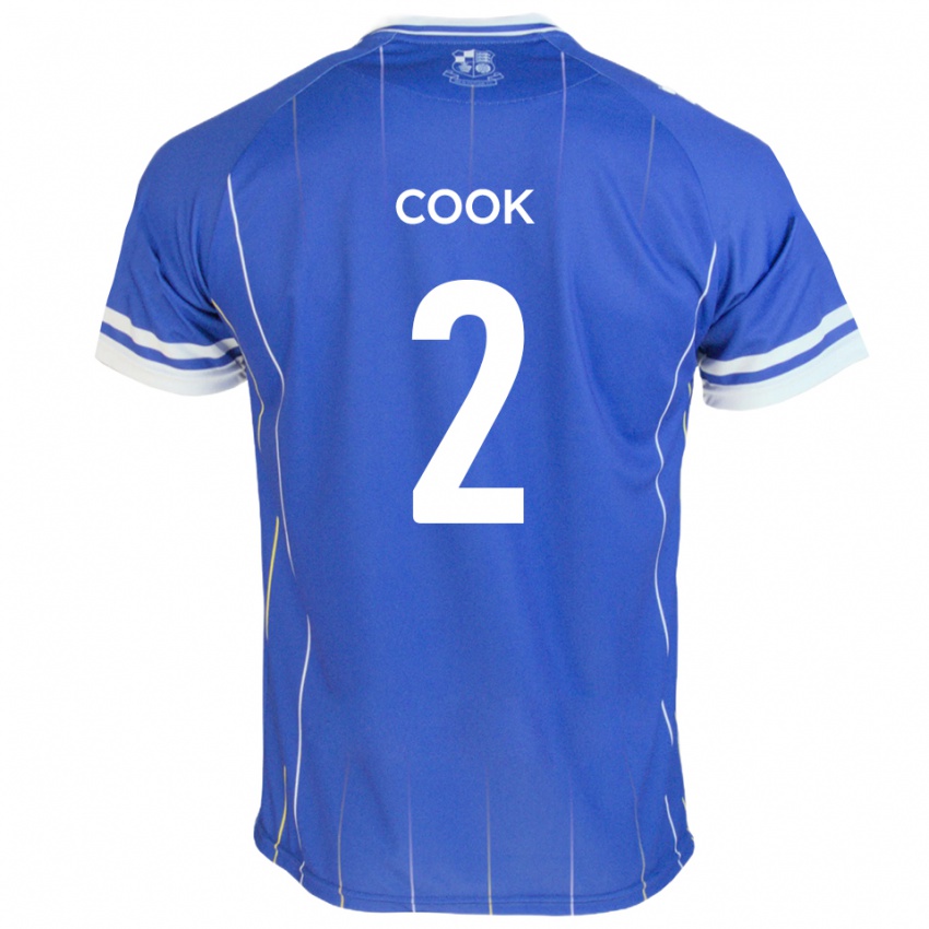 ילדים Jack Cook #2 כחול מלכותי ג'רזי ביתית 2025/26 חולצה קצרה