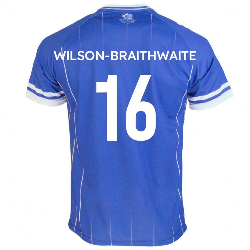 ילדים Makai Wilson-Braithwaite #16 כחול מלכותי ג'רזי ביתית 2025/26 חולצה קצרה