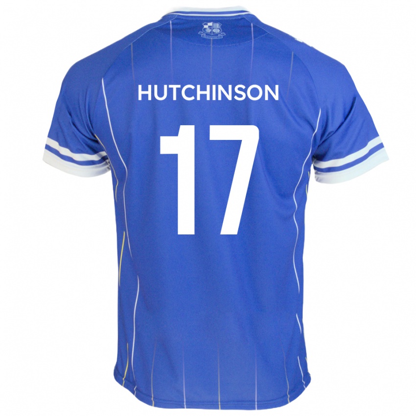ילדים דומיניק צ׳ארלס האצ׳ינסון #17 כחול מלכותי ג'רזי ביתית 2025/26 חולצה קצרה