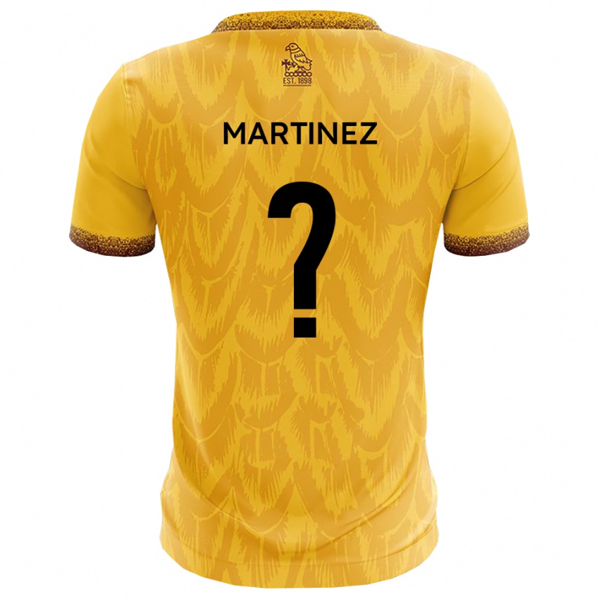 ילדים Laura Martinez #0 צהוב חום ג'רזי ביתית 2025/26 חולצה קצרה