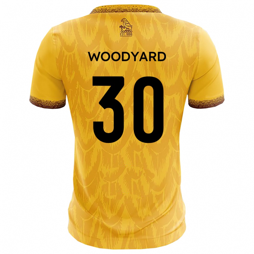 ילדים אלכס וודיארד #30 צהוב חום ג'רזי ביתית 2025/26 חולצה קצרה