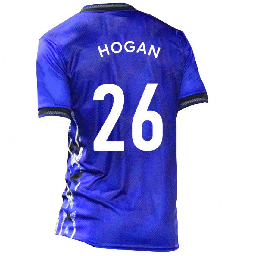 ילדים ליאם הוגאן #26 כחול לבן ג'רזי ביתית 2025/26 חולצה קצרה