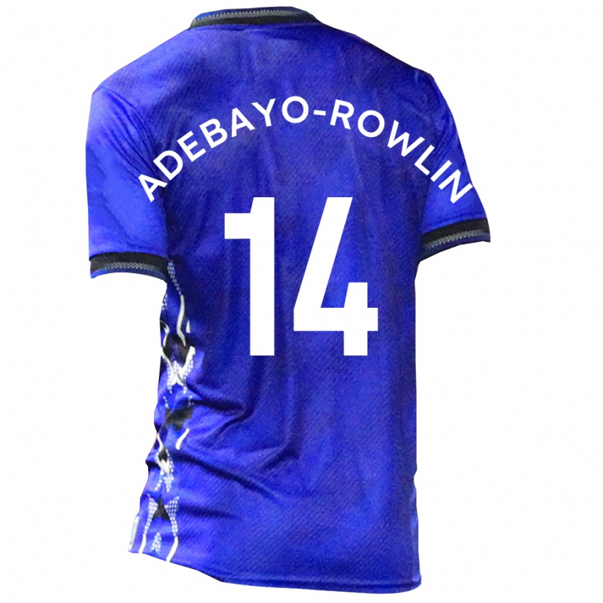 ילדים טובי אדבאיו-רולינג #14 כחול לבן ג'רזי ביתית 2025/26 חולצה קצרה