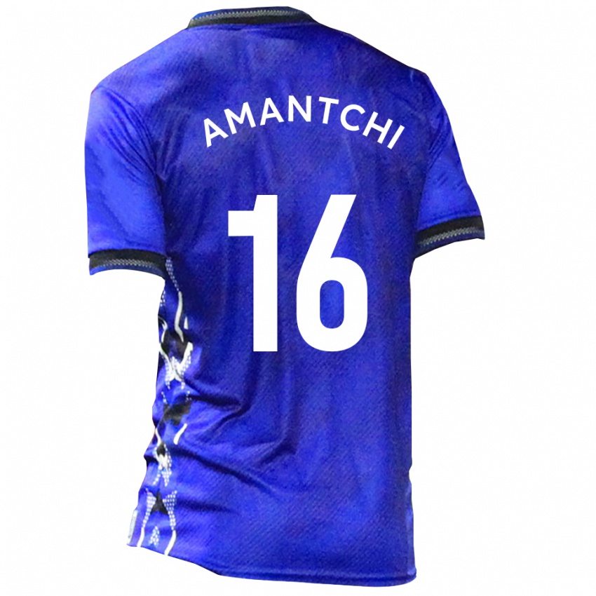 ילדים Levi Amantchi #16 כחול לבן ג'רזי ביתית 2025/26 חולצה קצרה