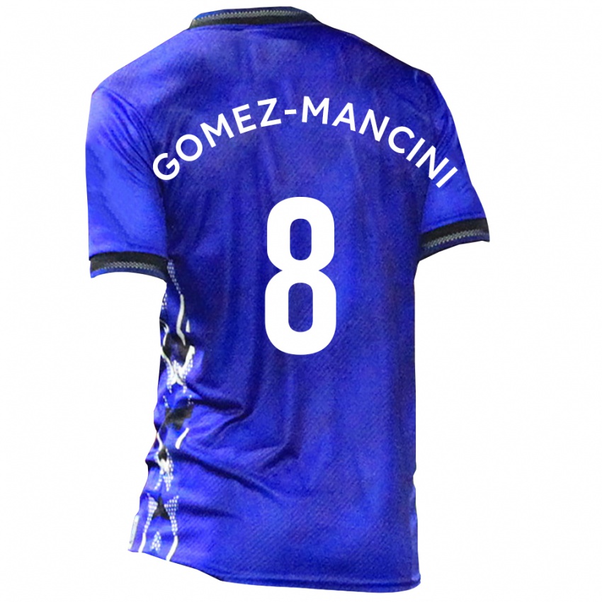 ילדים אנתוני גומז מנצ׳יני #8 כחול לבן ג'רזי ביתית 2025/26 חולצה קצרה