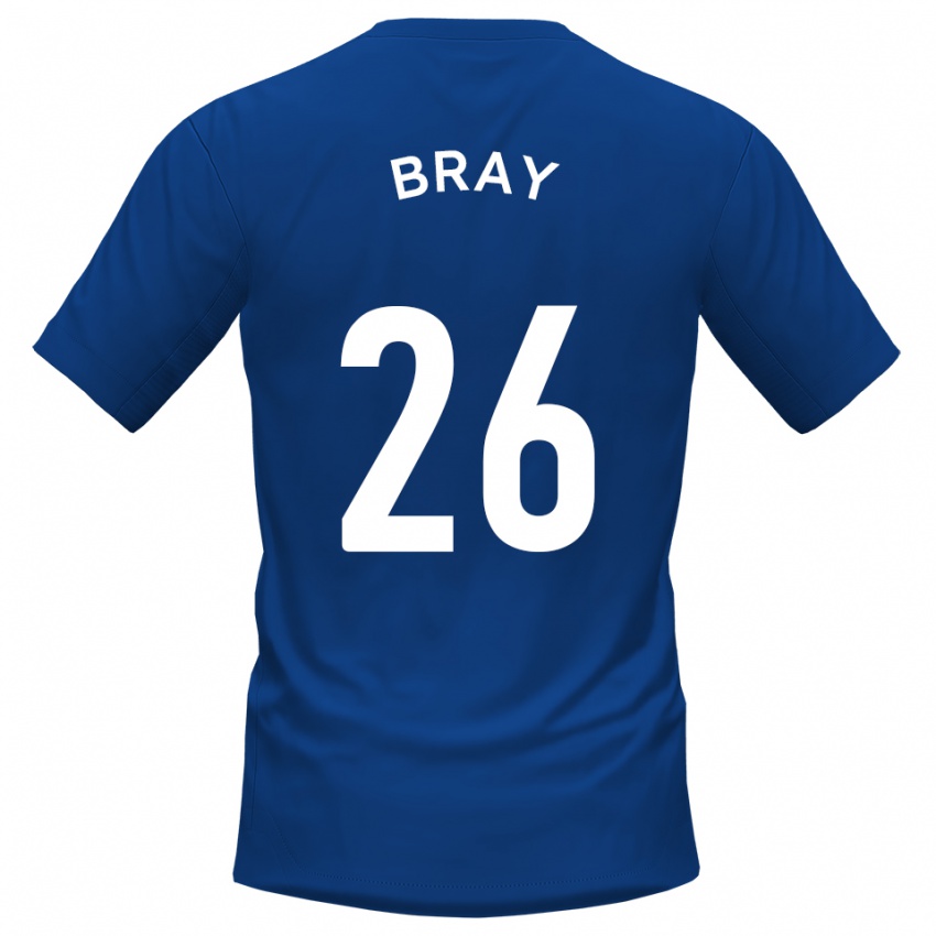 ילדים אוון בריי #26 כחול לבן ג'רזי ביתית 2025/26 חולצה קצרה