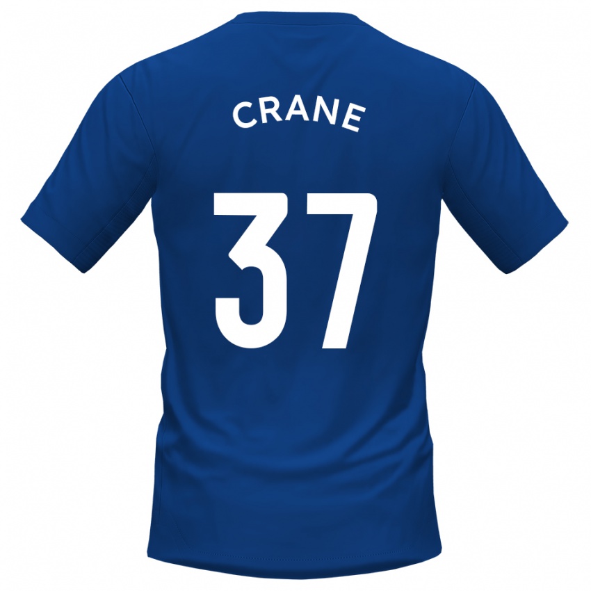 ילדים Nick Crane #37 כחול לבן ג'רזי ביתית 2025/26 חולצה קצרה