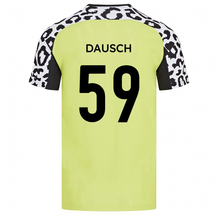ילדים איידן דאוש #59 צהוב פלואורסצנטי ג'רזי ביתית 2025/26 חולצה קצרה