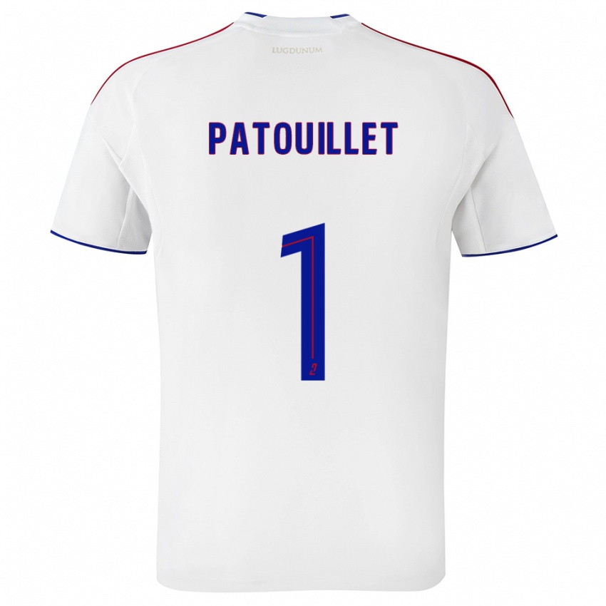 ילדים מתייה פרנק פטואיה #1 לבן אדום ג'רזי ביתית 2025/26 חולצה קצרה