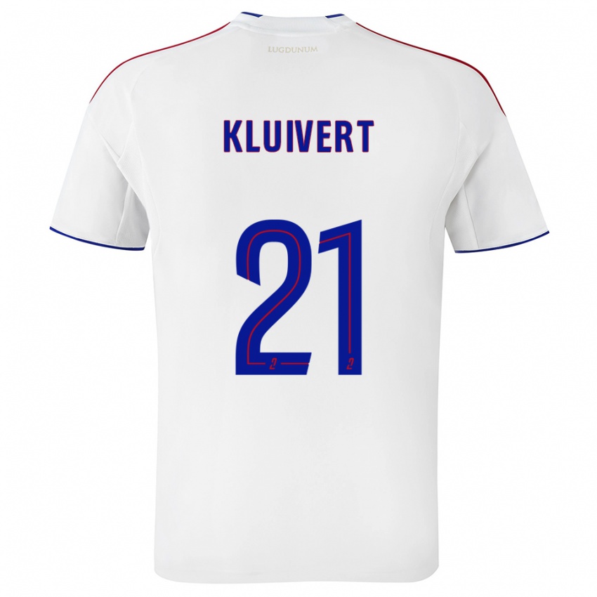 ילדים רובן קלייברט #21 לבן אדום ג'רזי ביתית 2025/26 חולצה קצרה