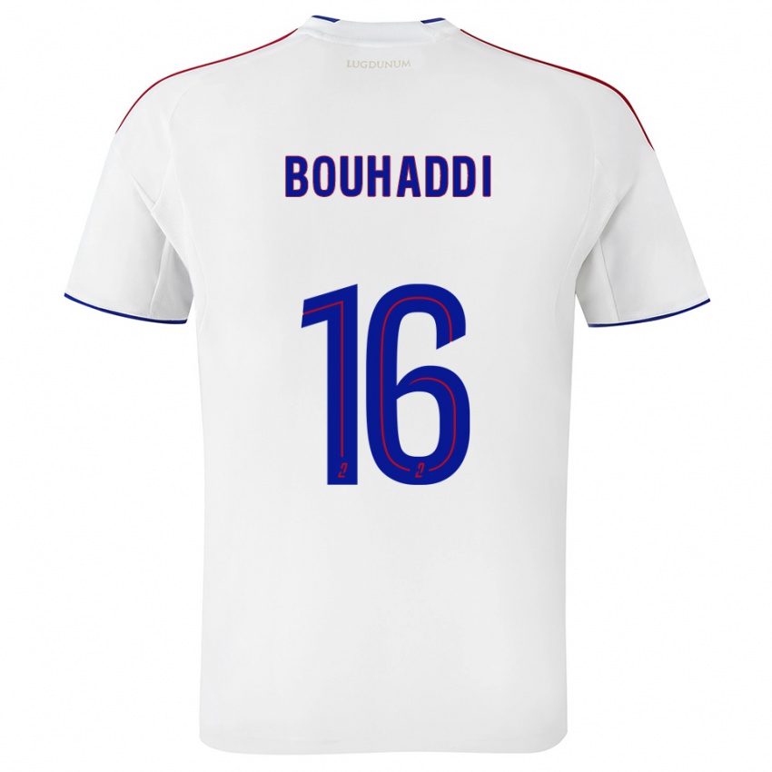 ילדים שרה בוהאדי #16 לבן אדום ג'רזי ביתית 2025/26 חולצה קצרה