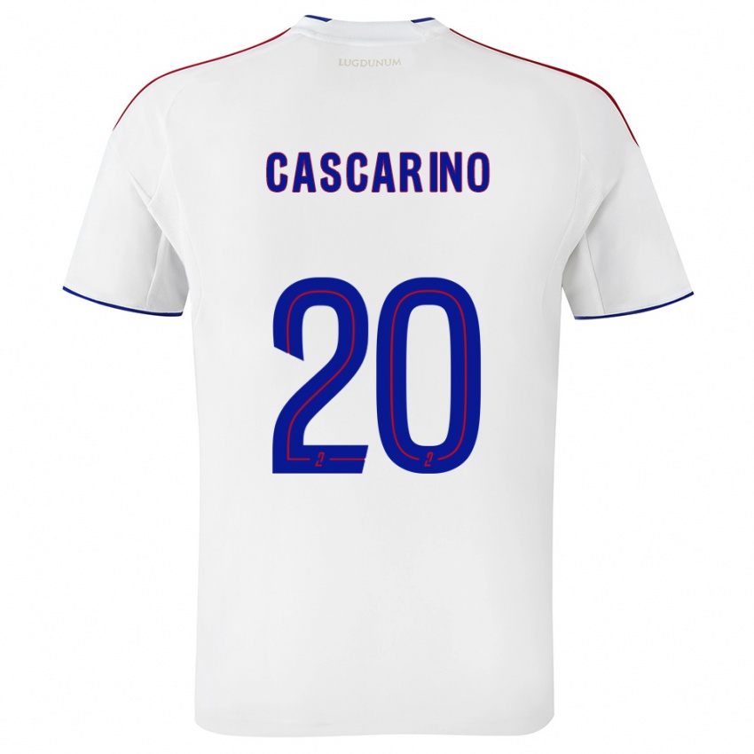 ילדים דלפין קזקרינו #20 לבן אדום ג'רזי ביתית 2025/26 חולצה קצרה