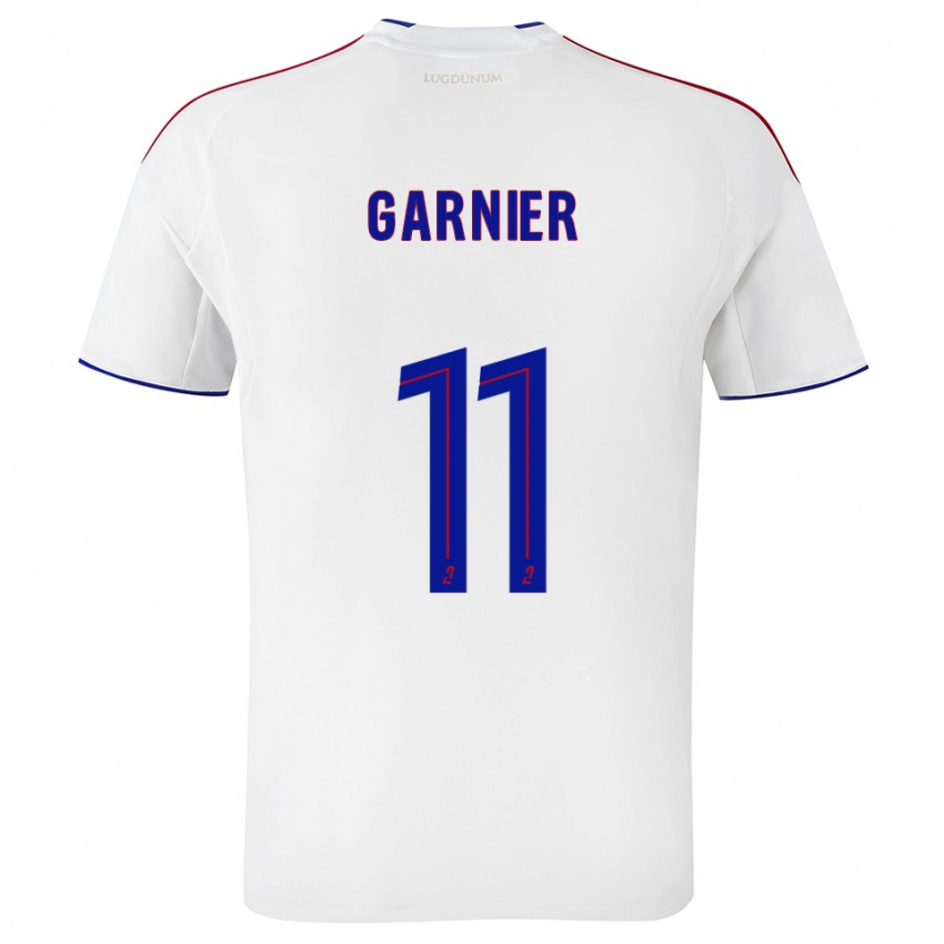 ילדים ארוואן גרנייה #11 לבן אדום ג'רזי ביתית 2025/26 חולצה קצרה