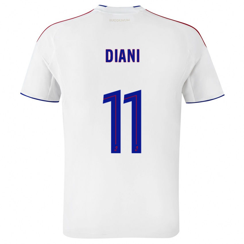 ילדים קדידיאטו דיאני #11 לבן אדום ג'רזי ביתית 2025/26 חולצה קצרה