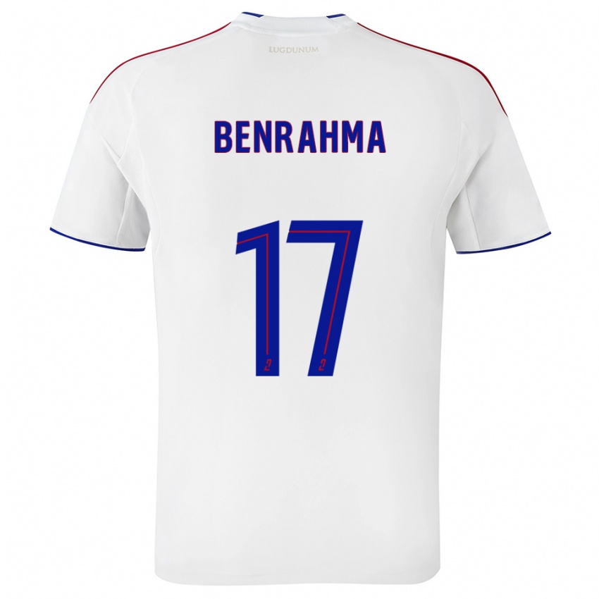 ילדים סעיד בנרחמה #17 לבן אדום ג'רזי ביתית 2025/26 חולצה קצרה