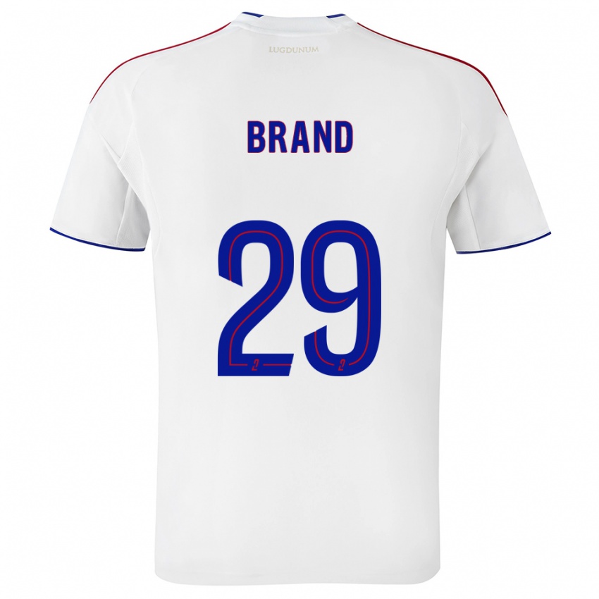ילדים ג׳ול ברנד #29 לבן אדום ג'רזי ביתית 2025/26 חולצה קצרה