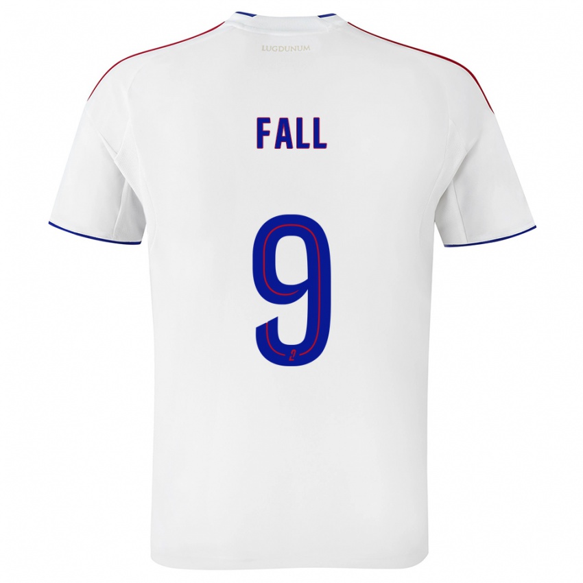 ילדים סתיו איברהימה #9 לבן אדום ג'רזי ביתית 2025/26 חולצה קצרה