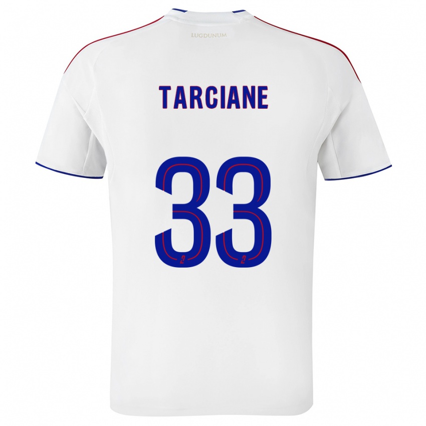 ילדים טארסיאן #33 לבן אדום ג'רזי ביתית 2025/26 חולצה קצרה
