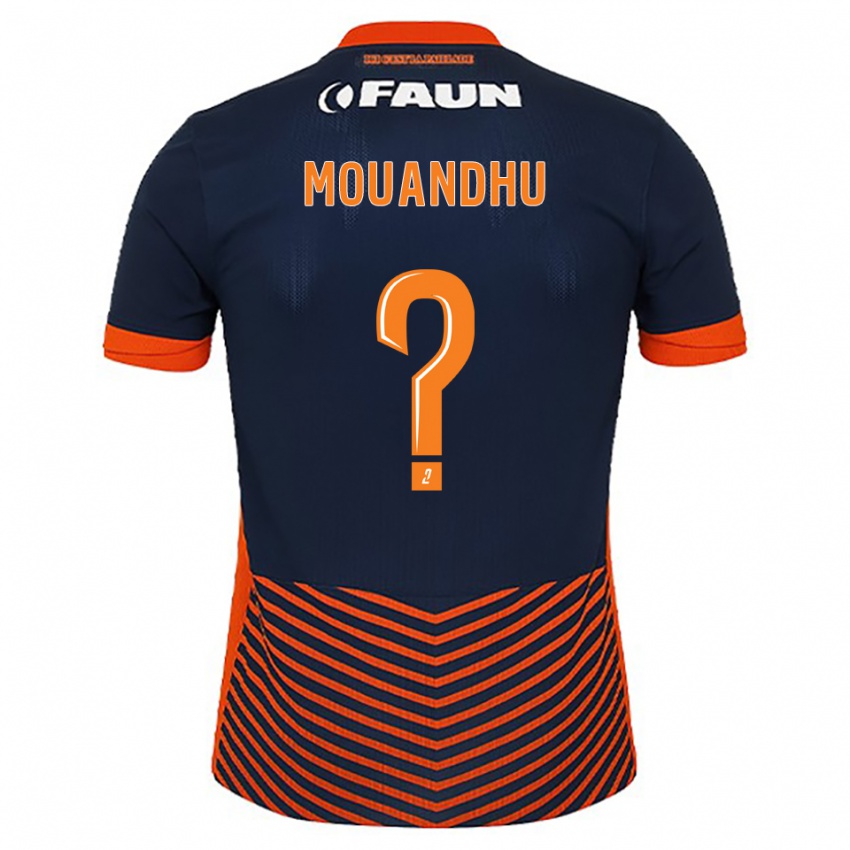 ילדים Ali Mouandhu #0 כחול חצות כתום ג'רזי ביתית 2025/26 חולצה קצרה