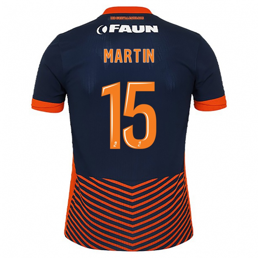ילדים Gabriel Martin #15 כחול חצות כתום ג'רזי ביתית 2025/26 חולצה קצרה