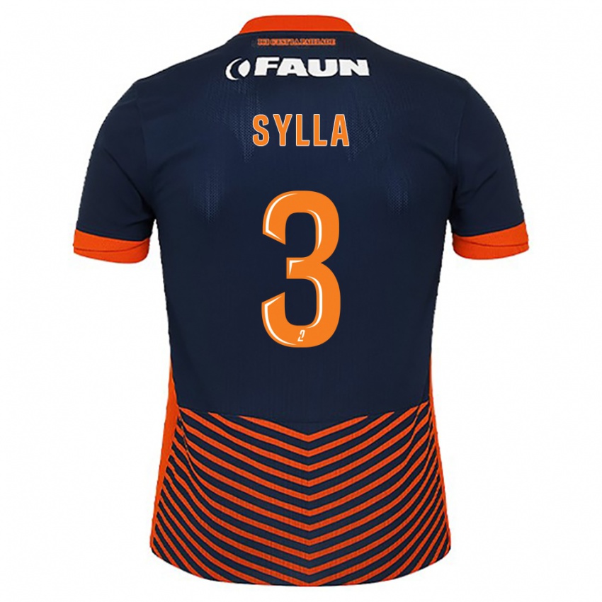 ילדים איסיאגה סילה #3 כחול חצות כתום ג'רזי ביתית 2025/26 חולצה קצרה