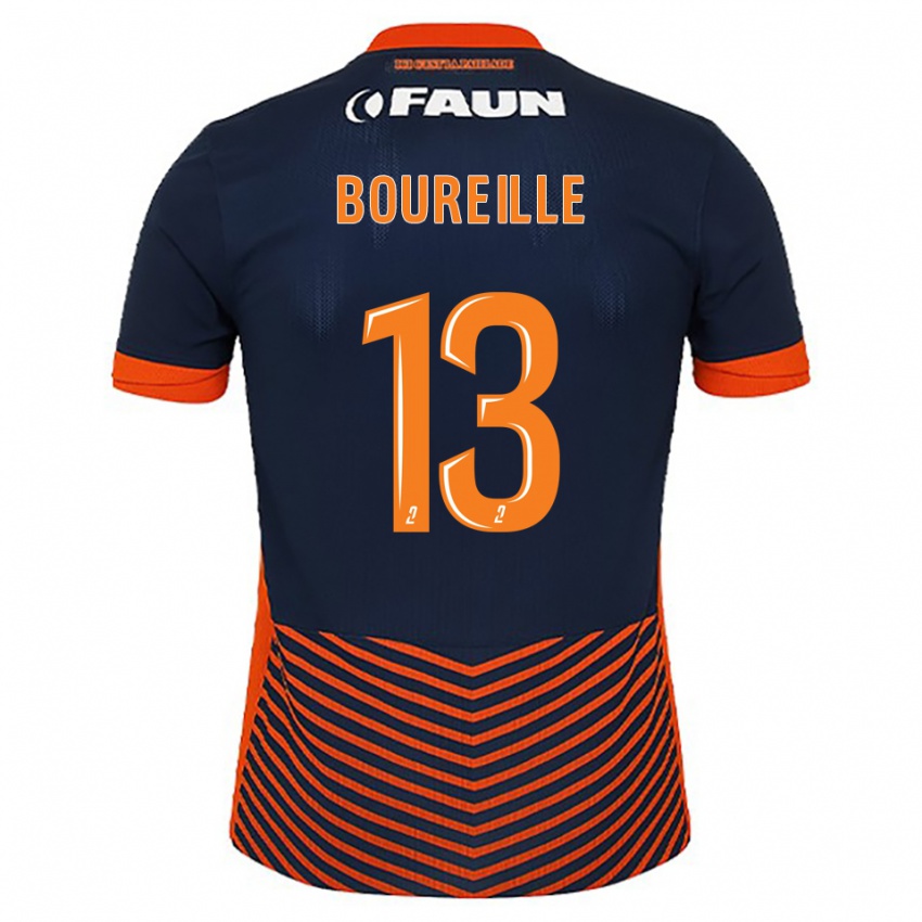 ילדים Celeste Boureille #13 כחול חצות כתום ג'רזי ביתית 2025/26 חולצה קצרה