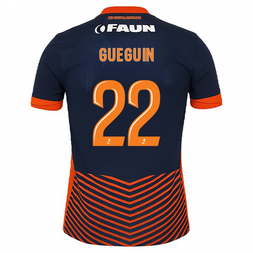 ילדים אקסל גוגין #22 כחול חצות כתום ג'רזי ביתית 2025/26 חולצה קצרה