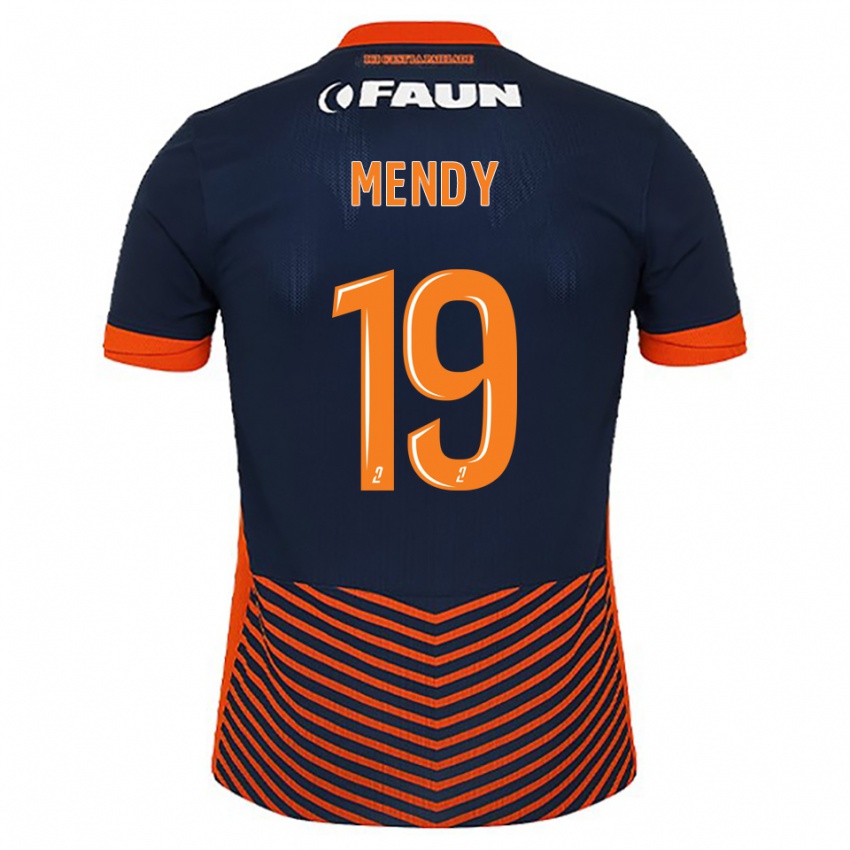 ילדים אלכסנדרה מנדי #19 כחול חצות כתום ג'רזי ביתית 2025/26 חולצה קצרה