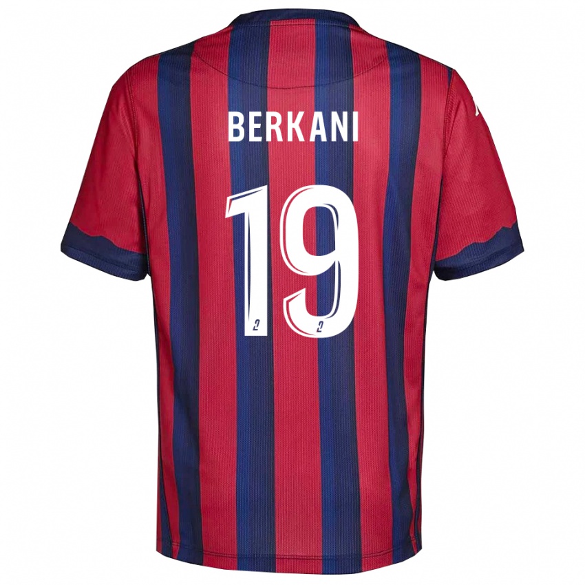ילדים סטאן ברקאני #19 בורדו כחול נייבי ג'רזי ביתית 2025/26 חולצה קצרה
