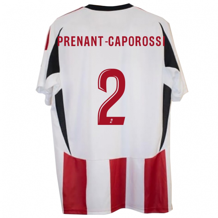 ילדים Julien Prenant-Caporossi #2 אדום כחול ג'רזי ביתית 2025/26 חולצה קצרה