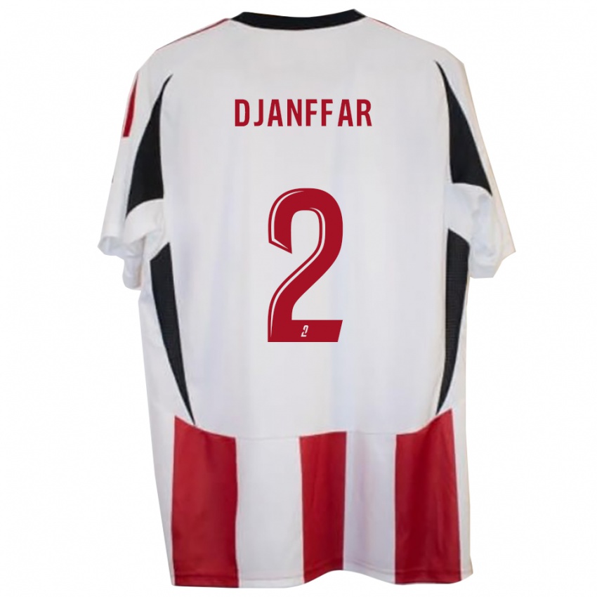 ילדים Amane Djanffar #2 אדום כחול ג'רזי ביתית 2025/26 חולצה קצרה