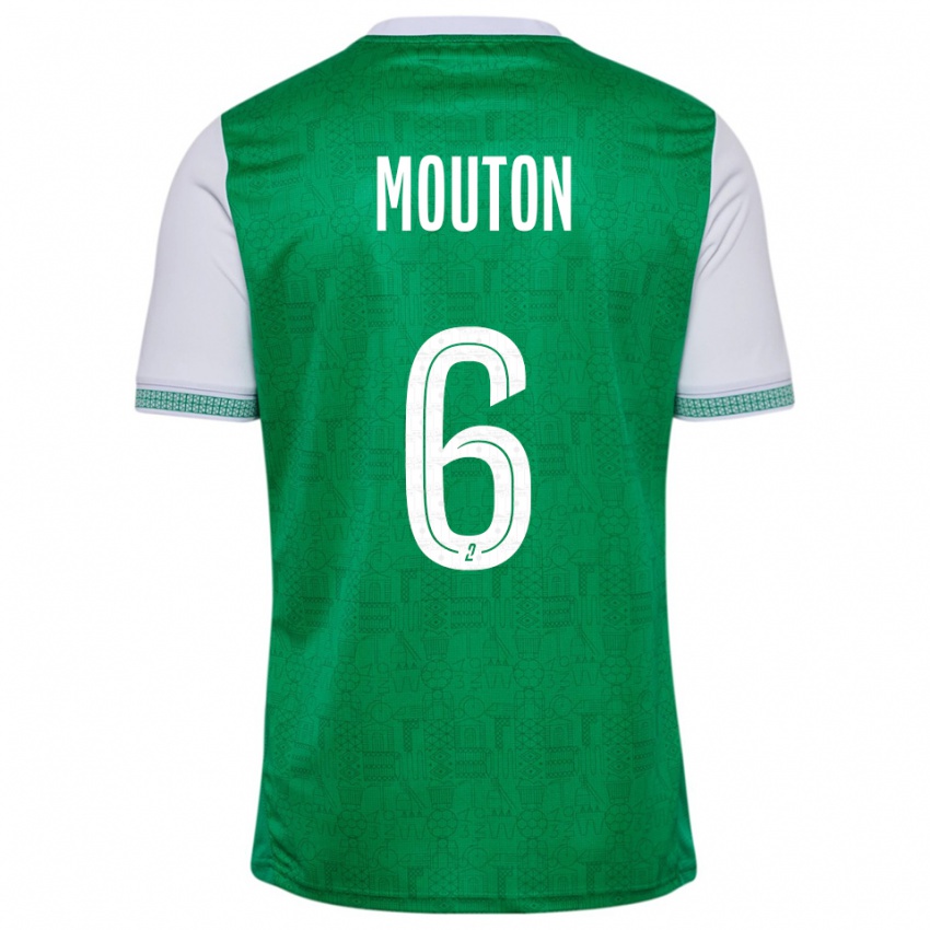 ילדים ג׳ולס מוטון #6 ירוק לבן ג'רזי ביתית 2025/26 חולצה קצרה
