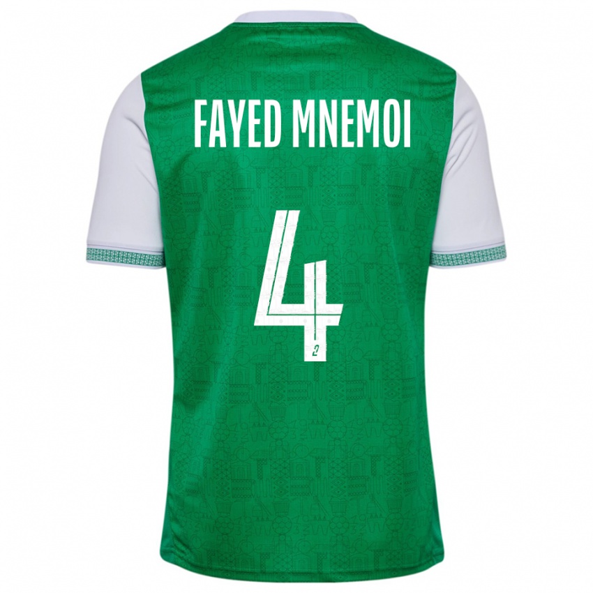 ילדים El Fayed Mnemoi #4 ירוק לבן ג'רזי ביתית 2025/26 חולצה קצרה