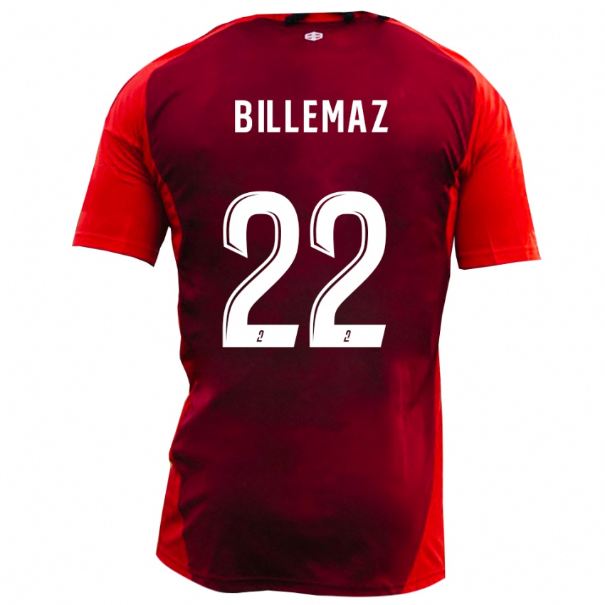 ילדים Clément Billemaz #22 אדום בורגונדי ג'רזי ביתית 2025/26 חולצה קצרה