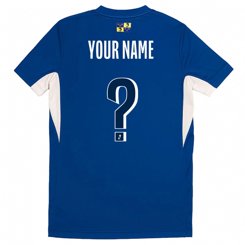 ילדים השם שלך #0 כחול נייבי כחול ג'רזי ביתית 2025/26 חולצה קצרה