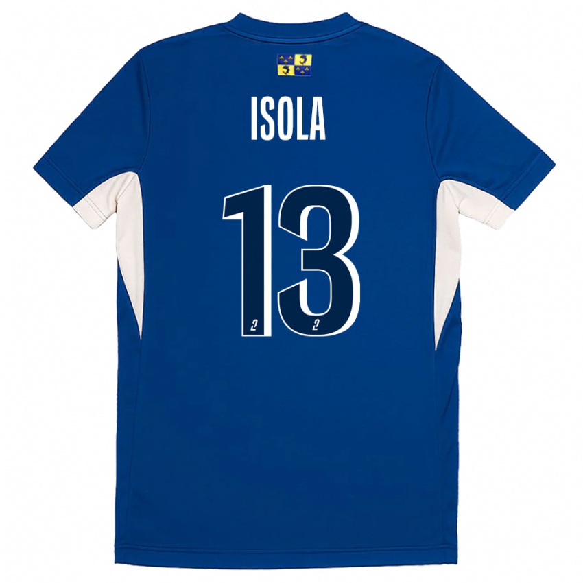 ילדים באטיס איסולה #13 כחול נייבי כחול ג'רזי ביתית 2025/26 חולצה קצרה
