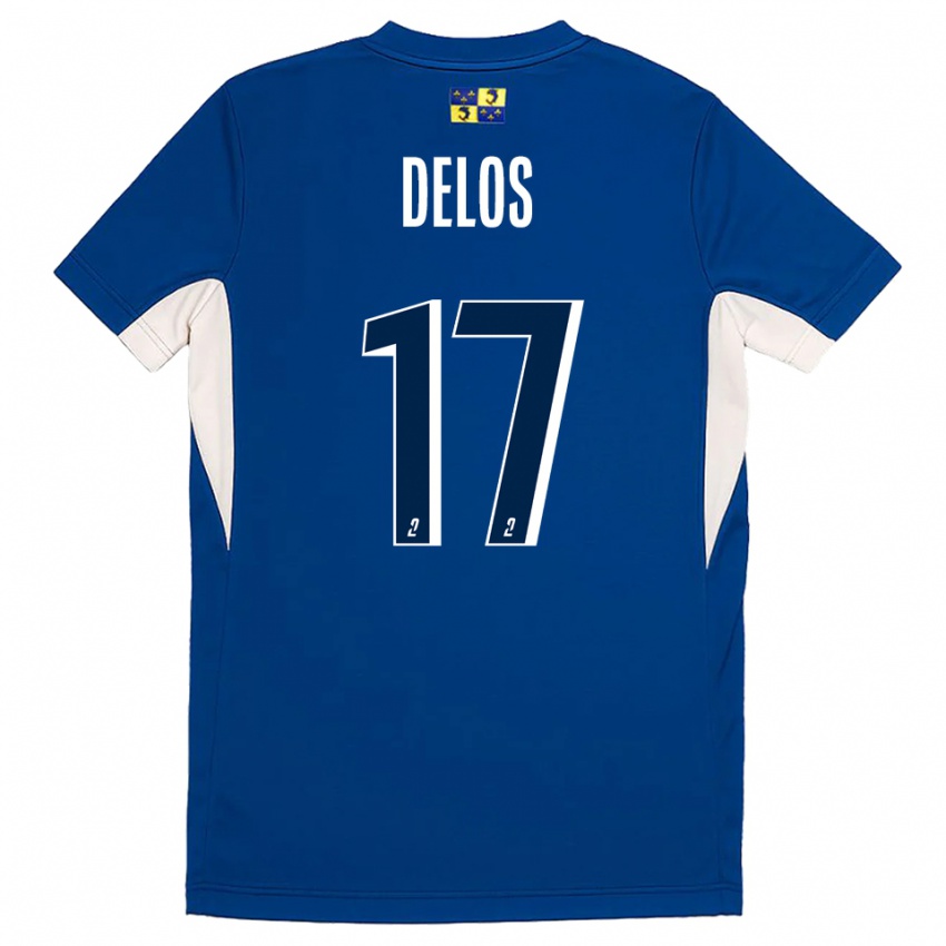 ילדים שאקיל דלוס #17 כחול נייבי כחול ג'רזי ביתית 2025/26 חולצה קצרה