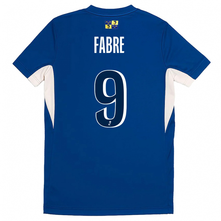 ילדים Claudia Fabre #9 כחול נייבי כחול ג'רזי ביתית 2025/26 חולצה קצרה