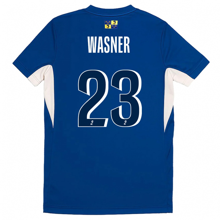 ילדים Ophélie Wasner #23 כחול נייבי כחול ג'רזי ביתית 2025/26 חולצה קצרה