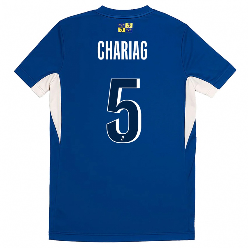 ילדים Adam Chariag #5 כחול נייבי כחול ג'רזי ביתית 2025/26 חולצה קצרה