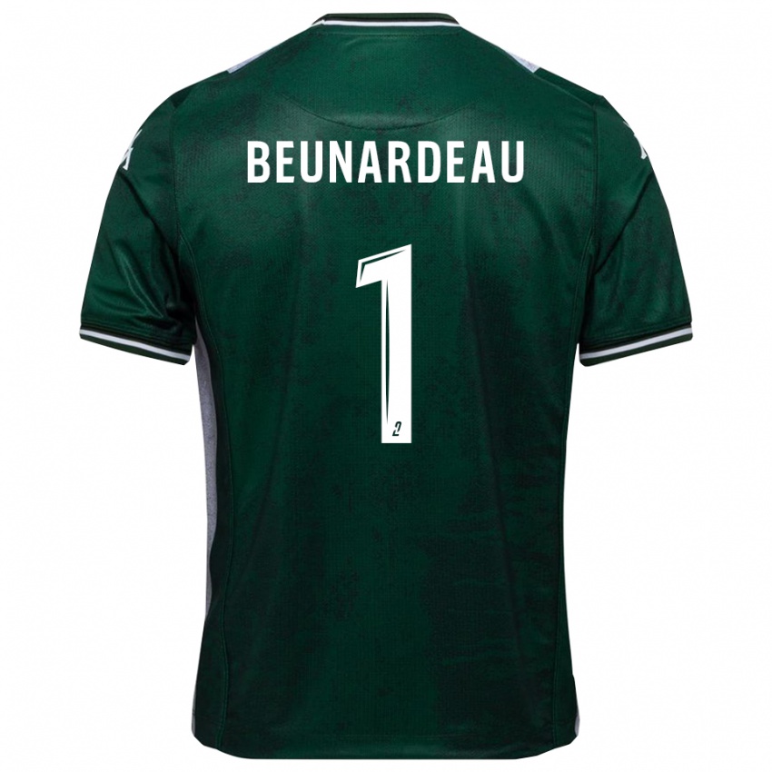 ילדים קוונטין בונארדו #1 ירוק לבן ג'רזי ביתית 2025/26 חולצה קצרה