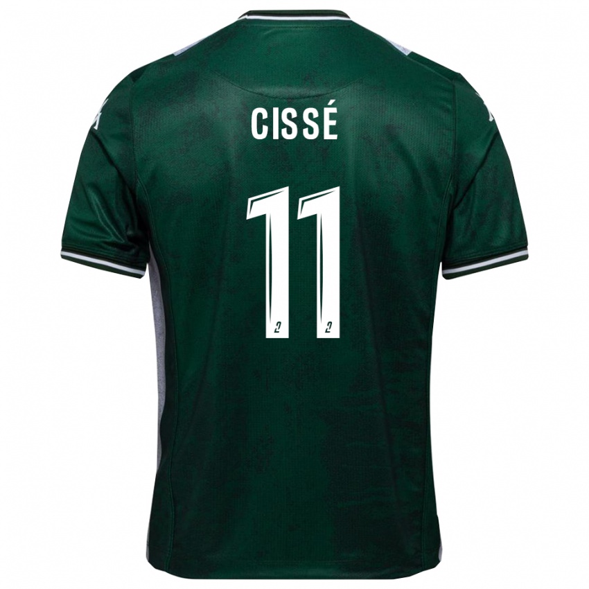 ילדים קמו סיסה #11 ירוק לבן ג'רזי ביתית 2025/26 חולצה קצרה