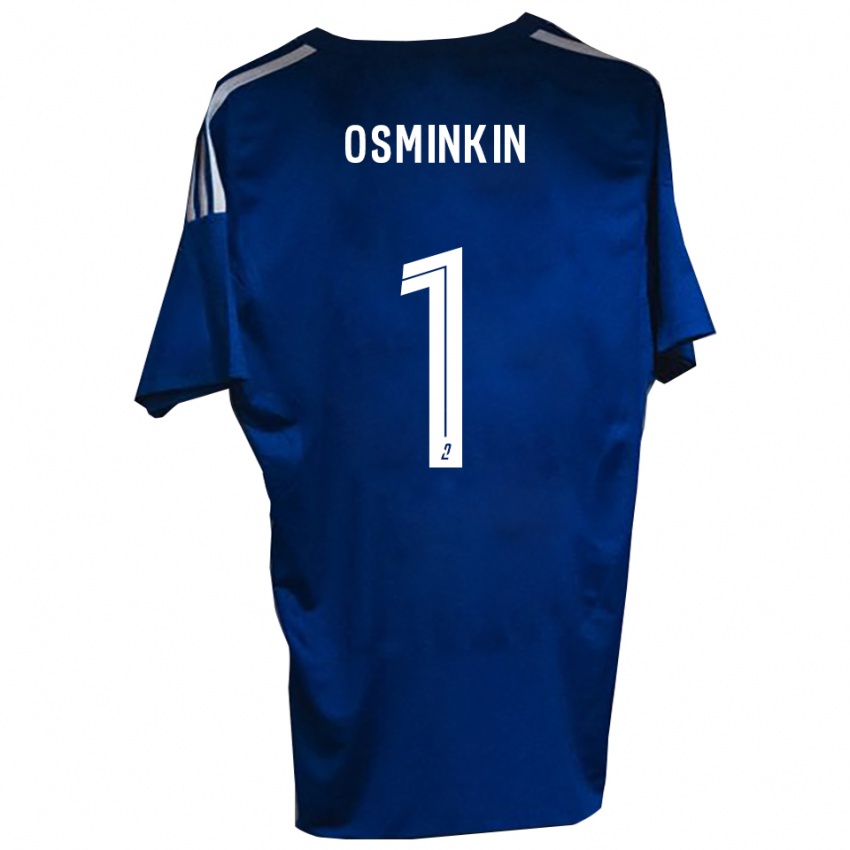 ילדים Vitaliy Osminkin #1 כחול לבן ג'רזי ביתית 2025/26 חולצה קצרה