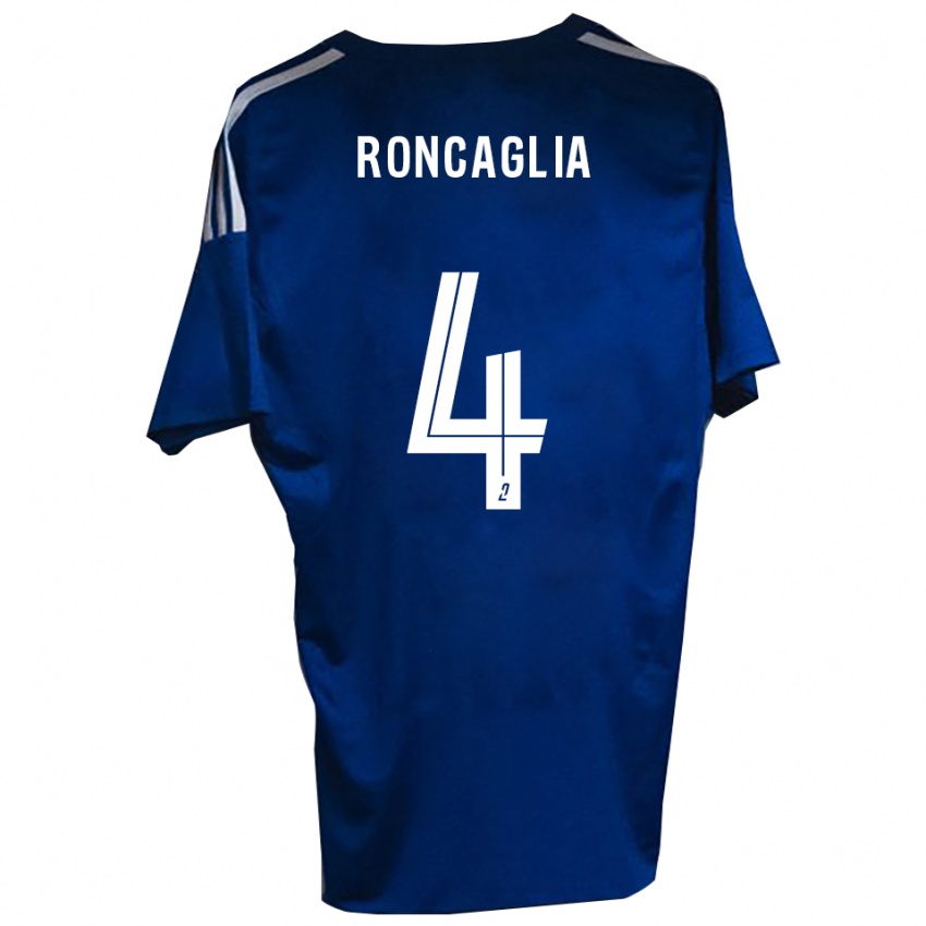 ילדים אנתוני רונקגליה #4 כחול לבן ג'רזי ביתית 2025/26 חולצה קצרה