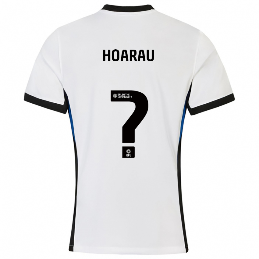 ילדים נואה הוארו #0 לבן כחול הרחק ג'רזי 2025/26 חולצה קצרה