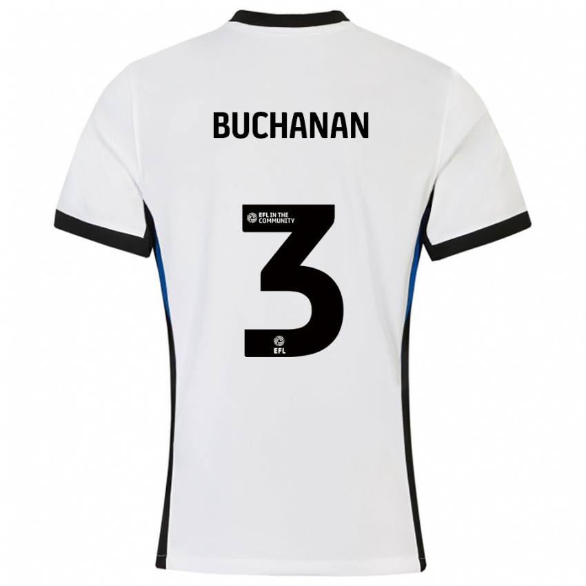 ילדים לי ביוקנן #3 לבן כחול הרחק ג'רזי 2025/26 חולצה קצרה