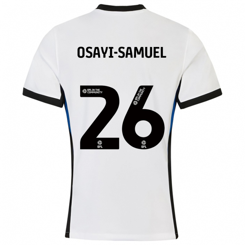 ילדים ברייט אוסאי-סמואל #26 לבן כחול הרחק ג'רזי 2025/26 חולצה קצרה