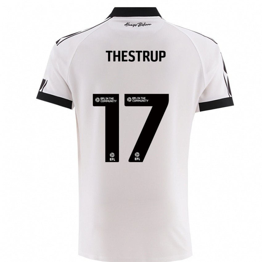 ילדים אמאלי טסטרופ #17 לבן שחור הרחק ג'רזי 2025/26 חולצה קצרה