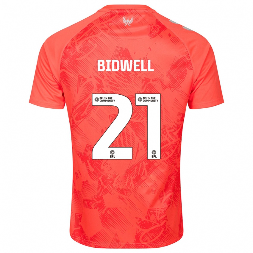 ילדים ג'ייק בידוול #21 כתום לבן הרחק ג'רזי 2025/26 חולצה קצרה ילדים ג'ייק בידוול #21 כתום לבן הרחק ג'רזי 2025/26 חולצה קצרה