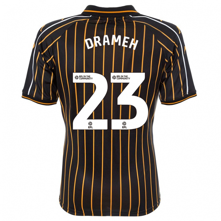 ילדים קודי דראמה #23 לבן שחור הרחק ג'רזי 2025/26 חולצה קצרה